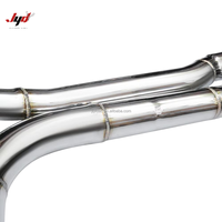 Tuyau d'échappement haute performance pour Audi A6/A7/C7/C8 2.0t/3.0t en acier inoxydable, épaisseur 1,2 mm, 2 entrées