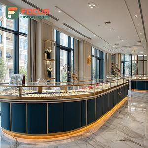 Muebles de Exhibición para Joyería Comercial Personalizados, Superficie Pulida, Vitrina para Tienda de Marca - Product Image 4