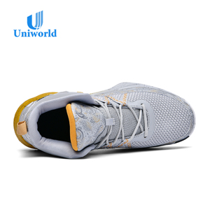 Uniworld-zapatillas de deporte de corte alto para hombre, zapatos deportivos de primera clase, transpirables, informales, personalizados, de fábrica de Vietnam, venta al por mayor - Product Image 5