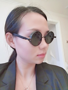 Lunettes de soleil Steampunk rétro rondes en métal, Vintage pour hommes et femmes, <span class=keywords><strong>2020</strong></span> - Product Image 3