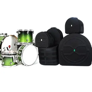 5 Stuk Hard Case Drum Tas Set Voor Standaard Kits