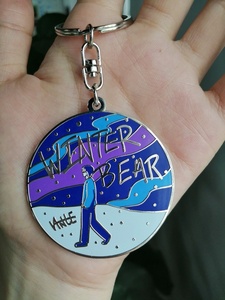 <span class=keywords><strong>2025</strong></span> mới thời trang tùy chỉnh giá rẻ mềm men kim loại Keychain bán buôn - Product Image 6