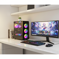 Pcooling Fabricant professionnel de coques d'ordinateur Towers Cpu Case Verre trempé Atx Gaming Computer Case