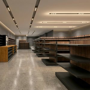 Highbright Flexible Full Supermarket Layout Designed Efficient Space Planning Store Fixture Service Store Shelves - Product Image 1