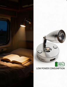 Lampada da Lettura a Striscia LED 304 con Interruttore Touch USB, Montaggio Laterale Regolabile, Adatta per Camper/Roulotte/Barche/Yacht/Casa - Product Image 6