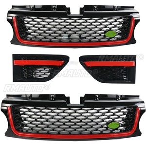 สำหรับ Range Rover Sport 2010-2013 อุปกรณ์ตกแต่งรถยนต์ กระจังหน้ารถยนต์ กระจังหน้าแบบแข่ง กระจังหน้ากันชนหน้า ชุดแต่งกันชนหน้า - Product Image 2