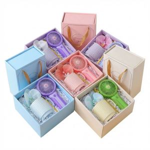 Wholesale Custom Logo Summer <b>Gift</b> Set Ceramic Mug Rechargeable Handheld Fan <b>Gift</b> <b>Box</b> for Corporate Promotional Wedding Favor - Product Image 1