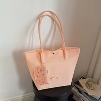 Tas Tote Wanita Transparan PVC Jelly Kapasitas Besar Langsung dari Pabrik untuk Musim Panas dengan Logo Kustom-ODM