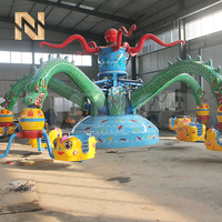 Manège Octopus Nova Rides pour Parc d'Attractions, Grand Modèle BO-Z, Équipement de Jeu pour Fête Foraine