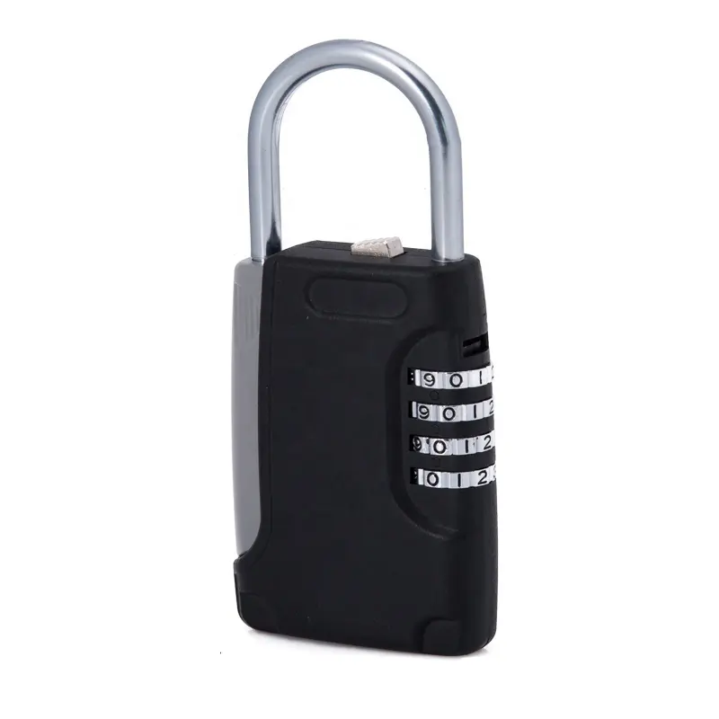 Penyimpanan kunci Kotak Kunci Realtor Key Lockbox 4 Surat dengan Berengsel Pintu Lockbox