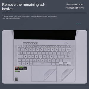 Nhà Máy Giá Cổ Phiếu có sẵn trong suốt Frosted máy tính ma thuật da cho PVC ASUS ROG - Product Image 4