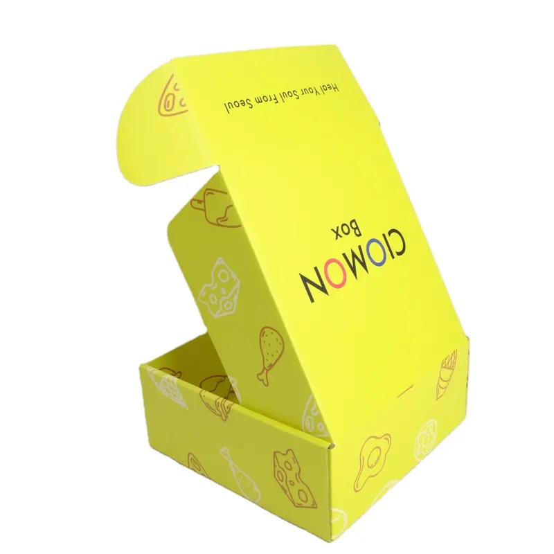 High quality customized logo double-sided printing environmentally friendly material boxes for packiging