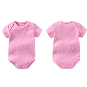 Combinaison bébé en coton tricoté, vêtements pour nouveau-né, combinaison à manches courtes - Product Image 2