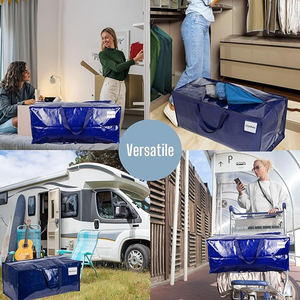 2024 <span class=keywords><strong>Bolsas</strong></span> de mudanza tejidas de PP ecológicas impresas personalizadas reutilizables de fábrica Almacenamiento extra grande para mover <span class=keywords><strong>bolsas</strong></span> de compras personalizadas - Product Image 6