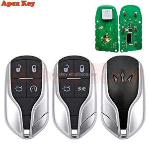 Clé télécommande intelligente à 4 boutons 433 MHz avec puce ID46 pour Maserati Ghibli Quattroporte 2014-2019 Levante 2017-2020 M3N-7393490 - Product Image 1