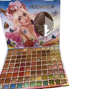 Wholesale HUDANEW 2024 New Palette Factory Price 99 colors Eye shadow palette Long Lasting high pigment eyeshadow sombra de ojos