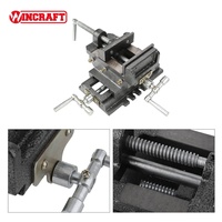 6 "étau à glissière croisée perceuse presse étau de fraisage force industrielle forage de bureau adapté au travail du bois étau de presse croisée