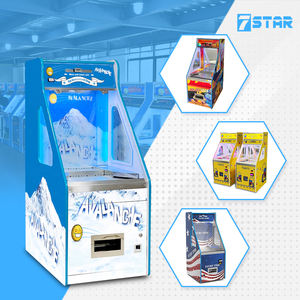 Máquina de Empurrar Moedas Preta, Jogo de Arcade Operado por Moeda com Trocador de Notas - Product Image 5