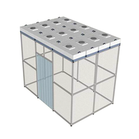 Bilik Bersih Modular Kelas ISO Dengan Filter FFU HEPA untuk Produksi Perakitan Presisi