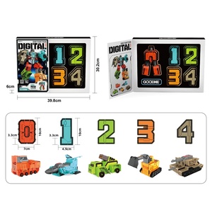 5 trong <span class=keywords><strong>1</strong></span> biến dạng bảng chữ cái robot đồ chơi kỹ thuật số Morphing Đồ chơi khối xây dựng giáo dục hành động hình đồ chơi - Product Image 3