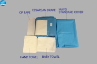 Kit de Cesárea Desechable y Estéril TOPMED, Paquete para Cesárea, Certificado CE, Venta al Por Mayor, Fabricante OEM