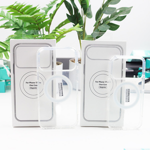 <span class=keywords><strong>Coque</strong></span> Transparente Magnétique <span class=keywords><strong>avec</strong></span> Chargement Sans Fil pour iPhone 17 Pro Max, Étui de Téléphone en Acrylique Transparent pour iPhone 17 Air - Product Image 3