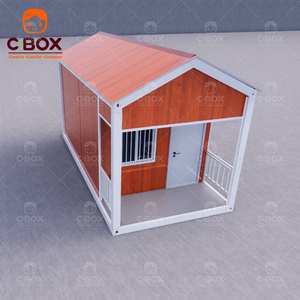 Cbox Maison préfabriquée portable, bureau modulaire, villas, boutiques, maisons minuscules, panneaux sandwich, ferme, toit en pente, maison conteneur détachable - Product Image 6