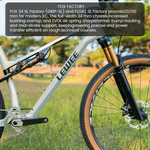 Bicicleta de Montaña XC de Carbono de 29 Pulgadas con Suspensión Completa, Bicicleta de Carreras <span class=keywords><strong>MTB</strong></span> de 12 Velocidades con Suspensión de Aire y Frenos Hidráulicos - Product Image 2