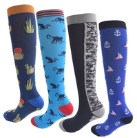 WUYANG USINE Conception Personnalisée Chaussettes Haute Élastique Sport Football Basketball Chaussettes De Compression 20-30mmgh pour Hommes Femmes MedicalSocks