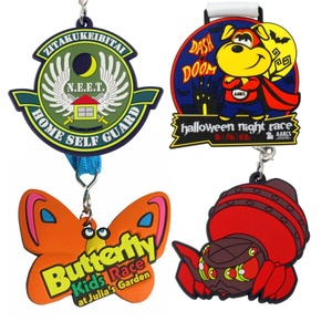 Manufacturer Customized Sports Run <b>Plastic</b> Medals Soft 3D Rubber Sport Medals Custom Rubber PVC Medals for Children - Product Image 2