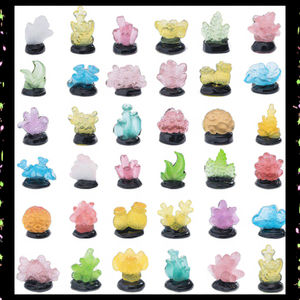 Surtido de conchas marinas Kawaii, estatua de resina de océano Coral, figuritas de Vida Marina, <span class=keywords><strong>criaturas</strong></span> <span class=keywords><strong>luminosas</strong></span> brillantes, regalos temáticos del océano, juguetes para niños - Product Image 1
