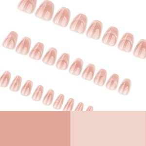 30 Piezas de <span class=keywords><strong>Uñas</strong></span> Postizas Francesas Reutilizables con Logotipo Personalizado, Diseño de Ojo de Gato, Media Luna, Color Sólido, Cortas, para Dedos, Venta al Por Mayor - Product Image 4