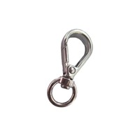 Accessoires de quincaillerie de sac en gros 10mm boucle à crochet en métal couleur argent boucle de chien