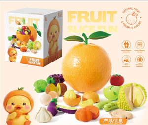 Jeu de puzzle éducatif <span class=keywords><strong>pour</strong></span> enfants, simulation de fruits et légumes à découper en 23 pièces, jouets d'apprentissage précoce multi-scènes - Product Image 6