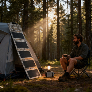 Oferta Especial: Panel Solar Plegable de 10W, Cargador de Emergencia, Ideal para Cargar Teléfonos Móviles, Campismo y Senderismo - Product Image 1