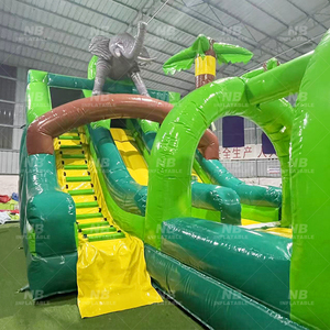 Tobogán Acuático Inflable Comercial de PVC con Certificación CE, Garantía de 3 Años, Tobogán Acuático Inflable Comercial Grande para Niños y Adultos - Product Image 3
