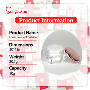 Kotak wadah bubuk kosong 10g, wadah kosmetik kustom, wadah bubuk plastik longgar - Product Image 2