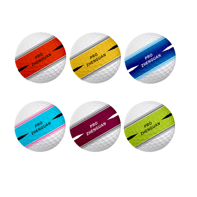 New Arrival 2-5 Layer 12 Balls Custom Tournament Urethane Soft Golf Balls USGA Conforming Eco-Friendly Long Distance