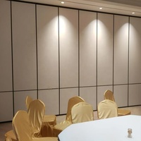 Cloison modulaire amovible insonorisée, porte pliante pour salle de réunion, cadre en aluminium pour bureau, hôtel, salle de banquet