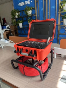 नया डिजाइन, 23 मिमी x 30 मिमी, 10 इंच डिस्प्ले, नाली पाइप निरीक्षण, सीवर पाइप एंडोस्कोप - Product Image 2