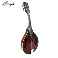 Instrument de mandoline électrique rouge sapele instruments à cordes en bois mandoline mandoline instrument pick-up