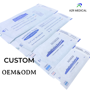 Sacos de Esterilização Autoclaváveis com Selagem Automática Certificados ISO, 200 Unidades, Consumíveis Médicos de PET e Papel para Ferramentas Odontológicas e de Tatuagem - Product Image 2