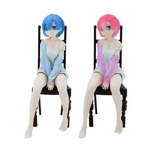 Cartoon Pvc Model Car Decoration Pajamas Rem Ram Boxed Figure Re Life In A Different World From Zero Anime Action Figures