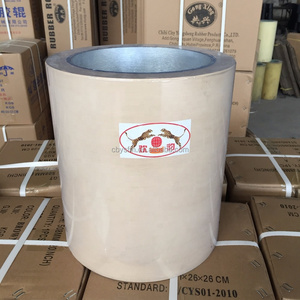 10 "* 10" màu trắng SBR gạo hulling cuộn cao su cho máy xay gạo trên sắt thép trống - Product Image 6