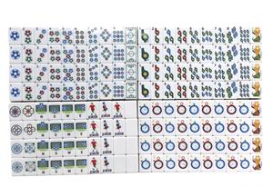 Offre Spéciale <span class=keywords><strong>Coupe</strong></span> <span class=keywords><strong>du</strong></span> <span class=keywords><strong>Monde</strong></span> de Football 2026 : Ensemble de Mahjong Américain Écologique en Tuiles Acryliques Colorées de Luxe, 160 Tuiles, Thème Football pour Enfants - Product Image 4