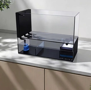 Acuario de Cristal Ultra Blanco con Sistema Integrado de Filtración de Oxígeno, Apto para Uso Doméstico, Estilo Stream para Sala de Estar - Product Image 5