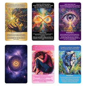 Cartes Oracle Loi d'Attraction 78 Cartes Jeu de Tarot pour l'Alignement Énergétique, la Croissance de l'Âme, la Guidance Spirituelle & Vente en Gros OEM - Product Image 6