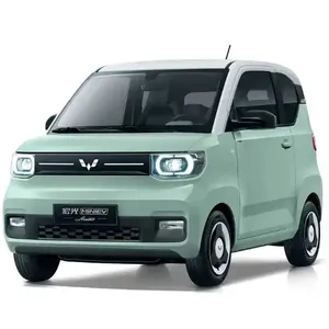 Carro Wuling Mini Ev 120 km de Lítio Ternário Fabricado na China Carro Elétrico Wuling Nova Energia Mini Veículos Inteligentes Avanço