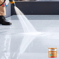 Revêtement de sol en époxy effet marbre, peinture auto-nivelante, sable coloré liquide pour sols en béton