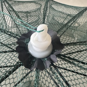 Cage de crabe de piège de pêche d'aquaculture de HDPE PE pour le poisson de <span class=keywords><strong>crevette</strong></span> avec le cadre en acier disponible - Product Image 6
